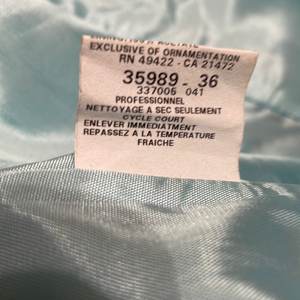 Gunne Sax 5/6 Jessica McClintock Strapless Prom Homecoming Formal Gown - Picture 9 of 16